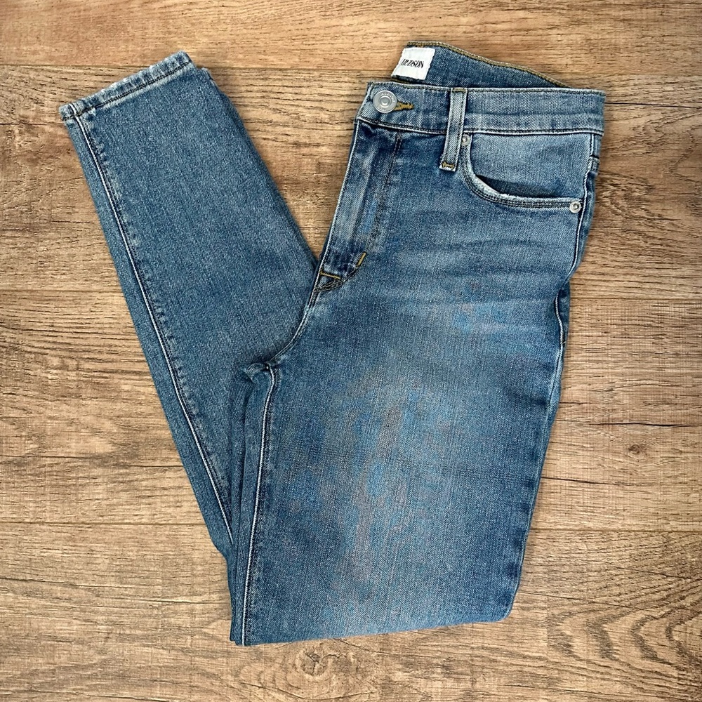 Hudson Blair High Rise Super Skinny Ankle Jeans Size 27